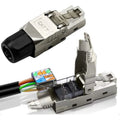 Cat7 Shielded RJ45 Field Termination Connector – Tool-Free STP Plug for 10GbE SFTP SSTP Cable (Uganda)