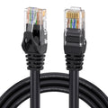 Dutevolns Cat6 Ethernet Cable – 1Gbps Indoor/Outdoor UTP 24AWG LAN Cable (Black)