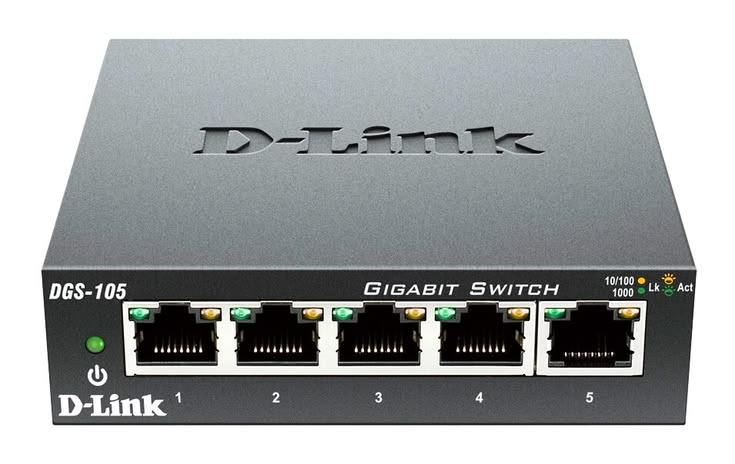 D-Link DGS-105 5-Port Gigabit Switch
