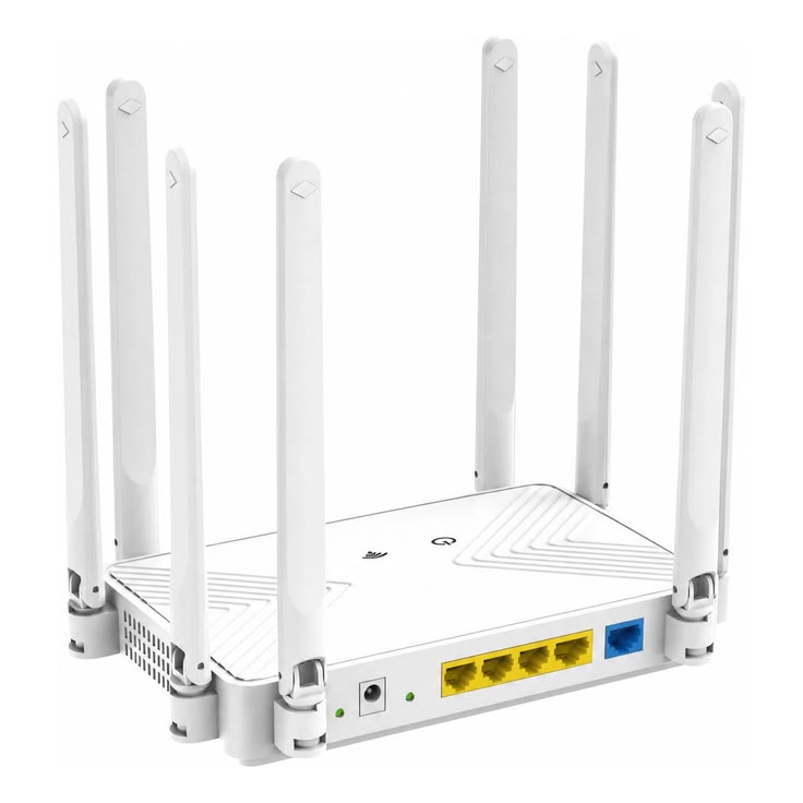 300Mbps 2.4GHz Wireless CPE Router — 6 High-Gain Antennas for WISP & Home Broadband (Uganda)