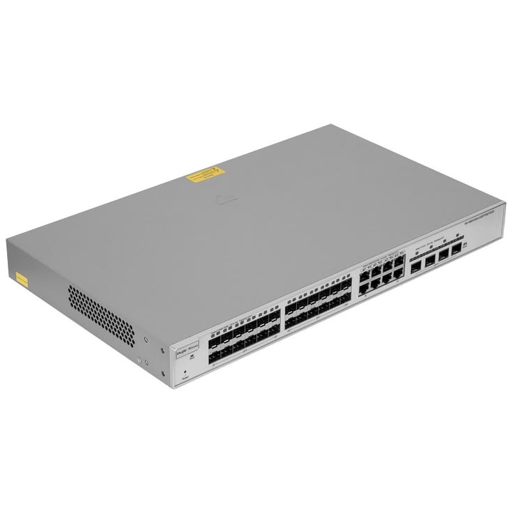 Ruijie Reyee RG-NBS3200-24SFP/8GT4XS Layer 2 Managed Switch — 24×SFP + 8×GE + 4×10G Uplink
