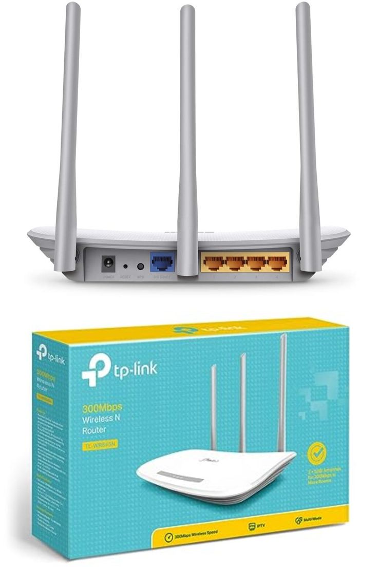 TP-Link TL-WR845N 300Mbps Wireless N Router — 3 Antenna Home & Office WiFi Router