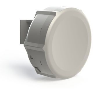 MikroTik SXT Lite5 5GHz Outdoor Wireless CPE and Point-to-Point Bridge (RBSXT5nDr2) — Compact Circular Disc Form Factor with Wall/Pole Mount Bracket